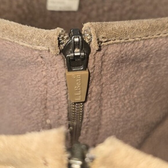 L.L.Bean Men’s Suede Insulated Winter Boots Size 11 Medium Side Zip Brown - Picture 5 of 9